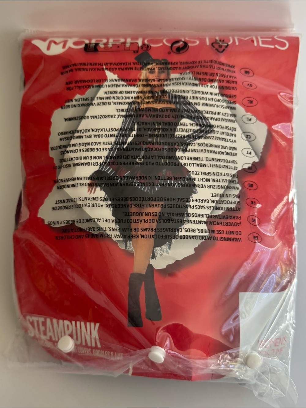 Morph Costumes Womens Deluxe Steampunk Costume Set Brand New